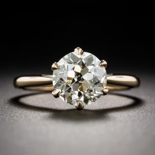 2.31 Carat European-Cut Diamond Solitaire  