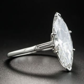 2.40 Carat Marquise Diamond Ring - GIA G SI2
