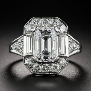 2.45 Carat Emerald-Cut Diamond Ring - GIA E-VS1 
