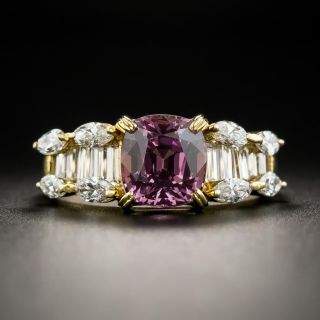 2.48 Carat Spinel and Diamond Ring - 1