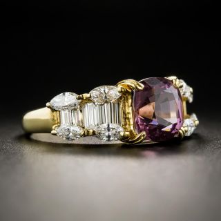 2.48 Carat Spinel and Diamond Ring