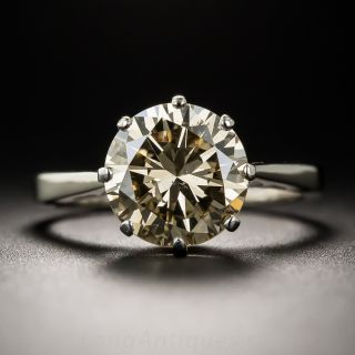 2.55 Carat Natural Fancy Brown Diamond Solitaire - GIA