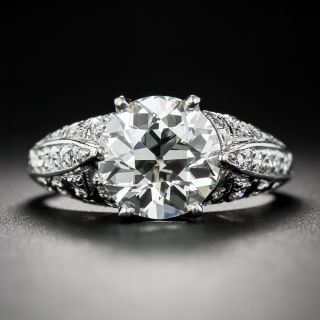 2.60 Carat Art Deco Diamond Ring - 1