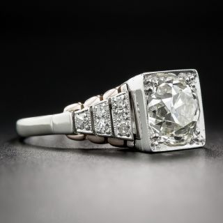 2.68 Carat Art Deco Diamond Ring