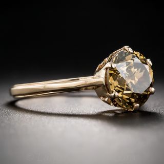 2.68 Carat Fancy Brown Diamond Ring