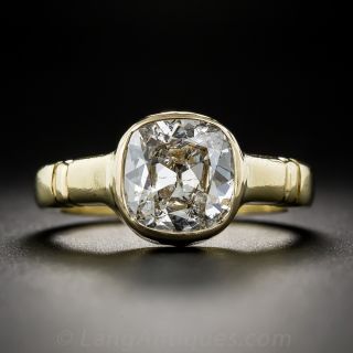 2.75 Carat Cushion-Cut Diamond Ring