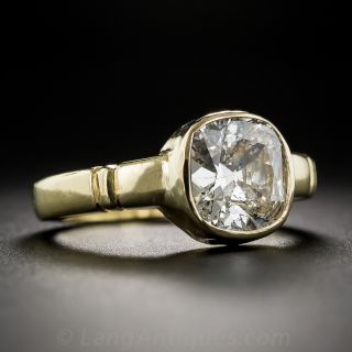 2.75 Carat Cushion-Cut Diamond Ring