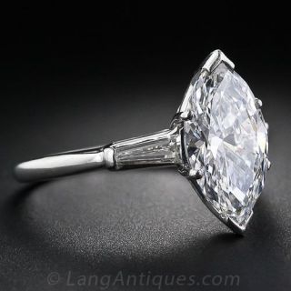 2.75 Carat Marquise Diamond Ring