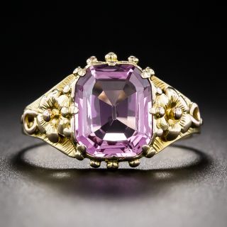 2.75 Carat Natural Pink Topaz Ring