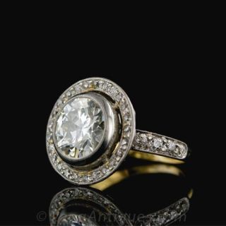 2.84 ct. Center Antique Engagement Ring