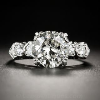 2.89 Carat Vintage Diamond Ring - GIA L SI1