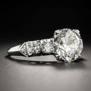 2.89 Carat Vintage Diamond Ring - GIA L SI1