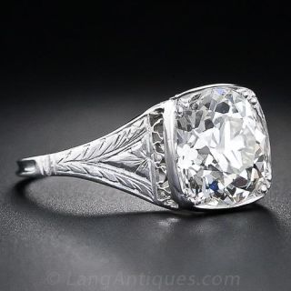 2.90 Carat Edwardian Solitare Diamond RIng
