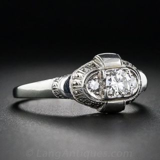 .20 Carat Art Deco Diamond Engagement Ring