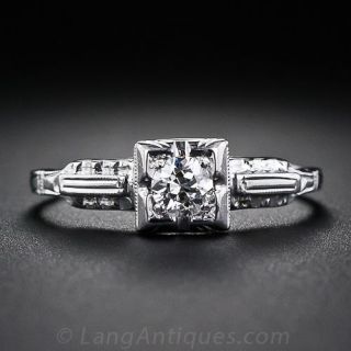 .20 Carat Art Deco Engagement Ring