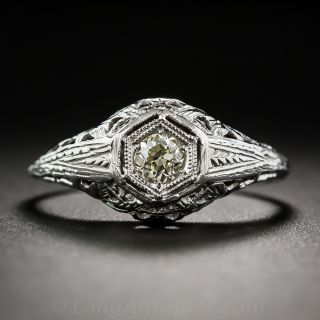 .20 Carat Diamond Art Deco Engagement Ring