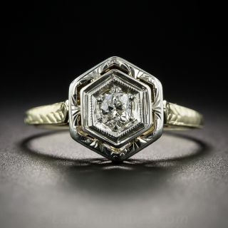 .20 Carat Diamond Art Deco Solitaire - 2