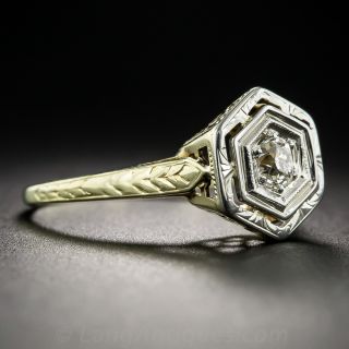 .20 Carat Diamond Art Deco Solitaire