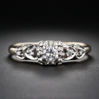 .20 Carat Mid-Century Diamond Engagement Ring