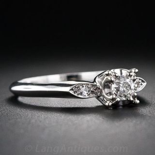 .20 Carat Mid-Century Diamond Engagement Ring