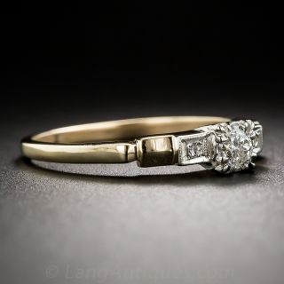 .20 Carat Two-Tone Gold Vintage Diamond Engagement Ring