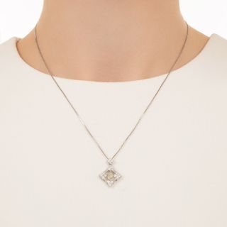 20th Century Marquise Diamond Drop