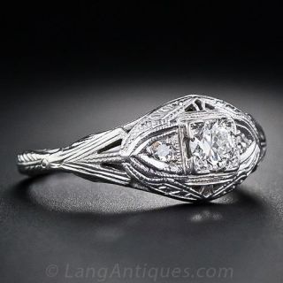 .21 Carat Art Deco Diamond Ring