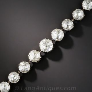 22.50 Carat Rose-Cut Diamond Bracelet