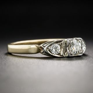 .22 Carat Center Vintage Diamond Engagement Ring