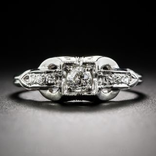 .22 Carat Diamond Art Deco Engagement Ring