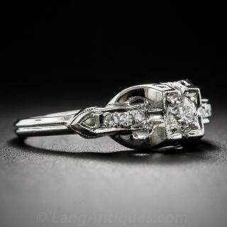 .22 Carat Diamond Art Deco Engagement Ring