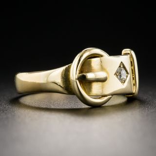 22K Victorian Diamond Buckle Band