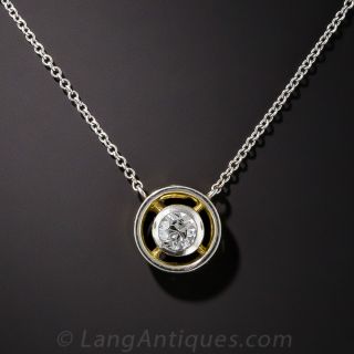 .23 Carat Art Deco Diamond Drop
