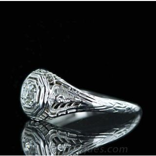.23 Carat Late Edwardian Diamond Engagement Ring