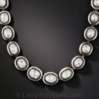 24 Carat Rose-Cut Diamond Necklace - Russian - 1