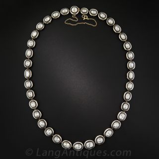 24 Carat Rose-Cut Diamond Necklace - Russian