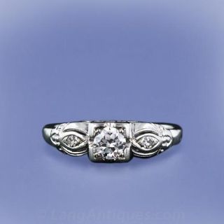 .25 Carat Art Deco Diamond Engagement Ring