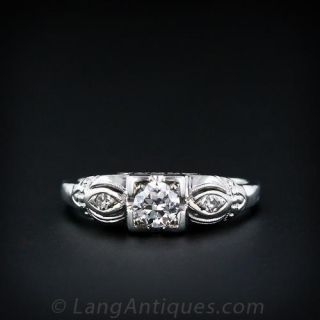 .25 Carat Art Deco Diamond Engagement Ring