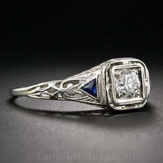 .25 Carat Art Deco Diamond Engagement Ring