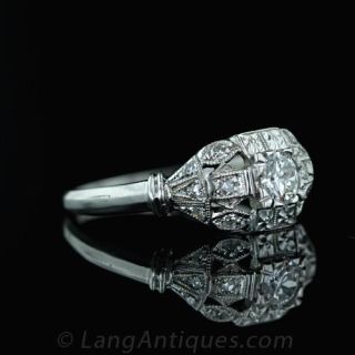 .25 Carat Art Deco Diamond Engagement Ring