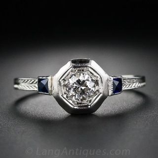 .25 Carat Art Deco Diamond Engagment Ring