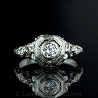 Art Deco Diamond Ring Main View