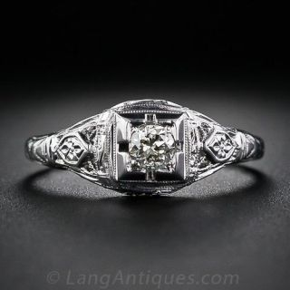 .25 Carat Art Deco Engagement Ring