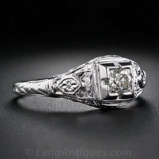 .25 Carat Art Deco Engagement Ring