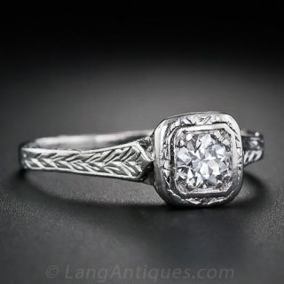 .25 Carat Art Deco Engagement Ring