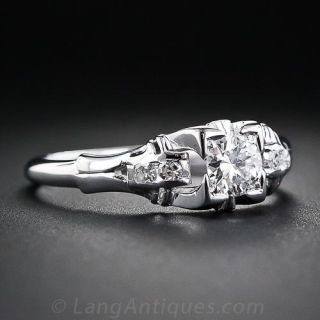 .25 Carat Diamond Art Deco Engagement Ring 