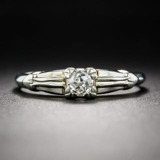 .25 Carat Diamond Art Dco Solitaire Engagement Ring