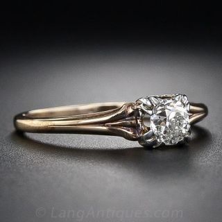 .25 Carat Mid-Century Diamond Engagement Ring