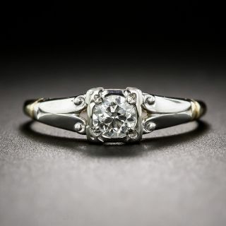 .25 Carat Two-Tone Diamond Engagement Ring c.1921