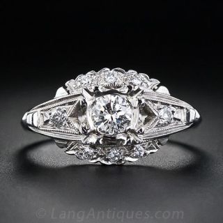 .25 Carat Vintage  Diamond Engagement Ring